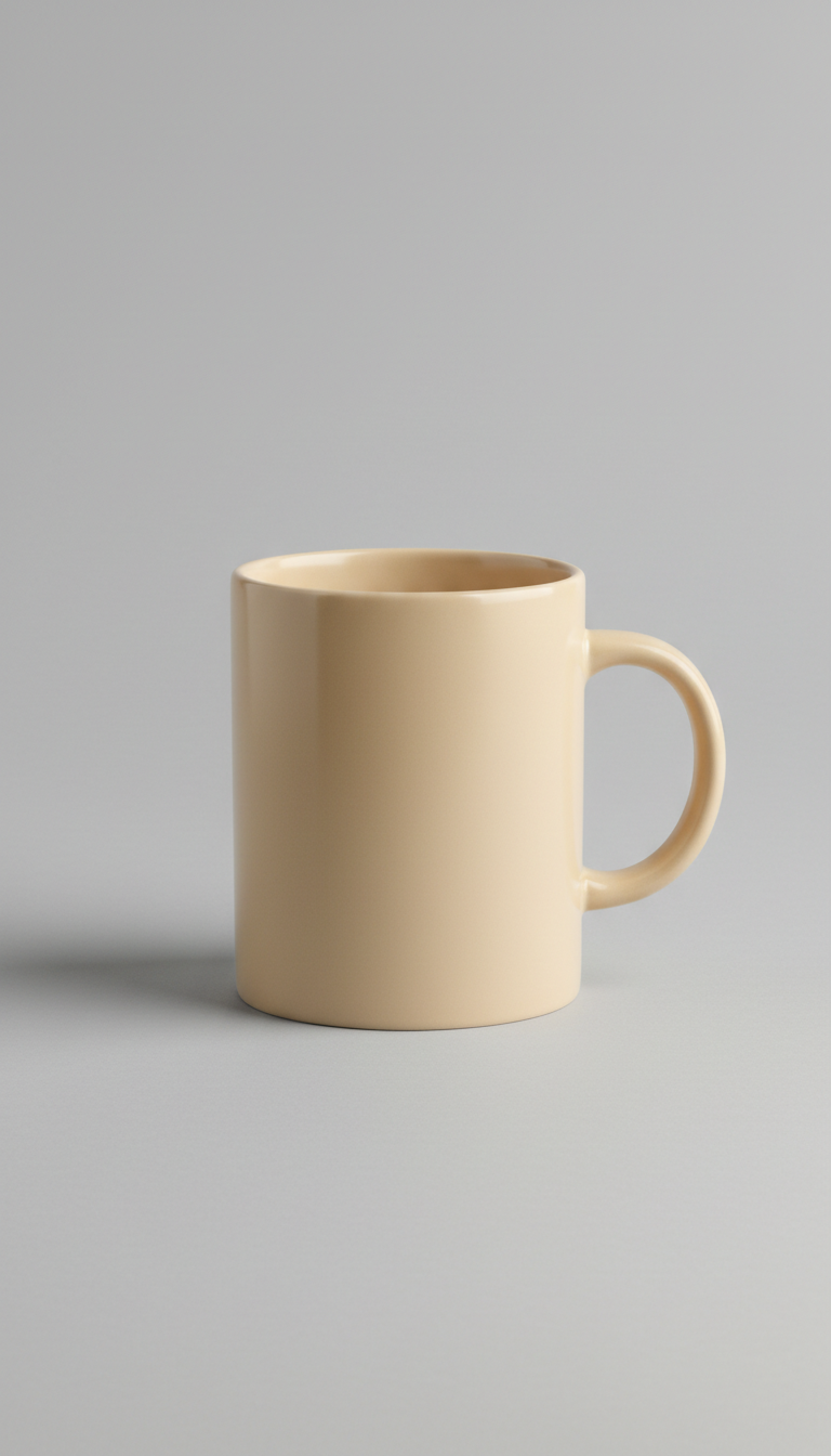 Ceramic Mug With Matte Finish